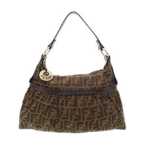 Fendi Handbags - FENDI Zucca Shoulder Bag